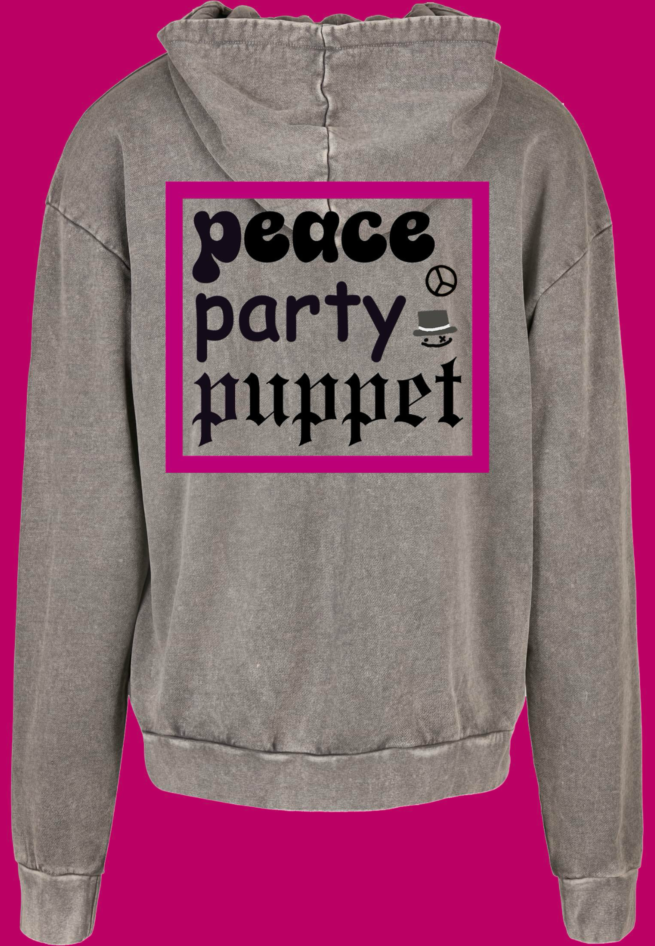 Peace Party Puppet Hoodie